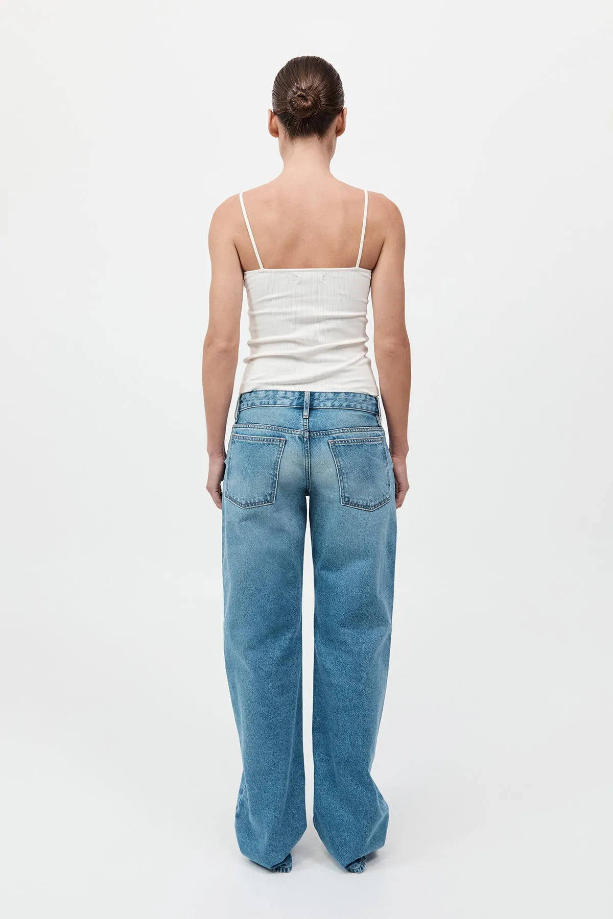 90s Low Rise Jeans By Outland Denim - 90s Blue