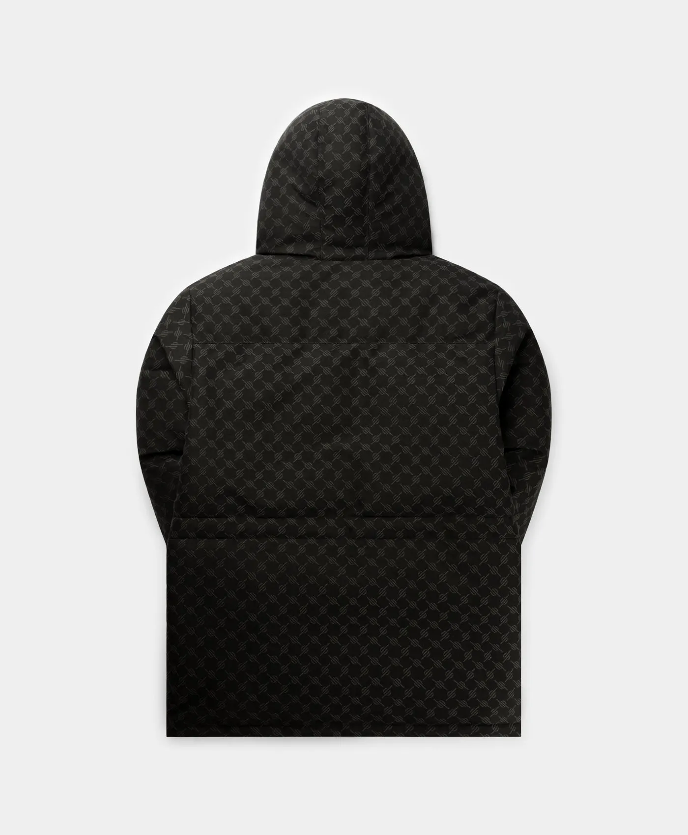 Black Oba Cotton Monogram Puffer