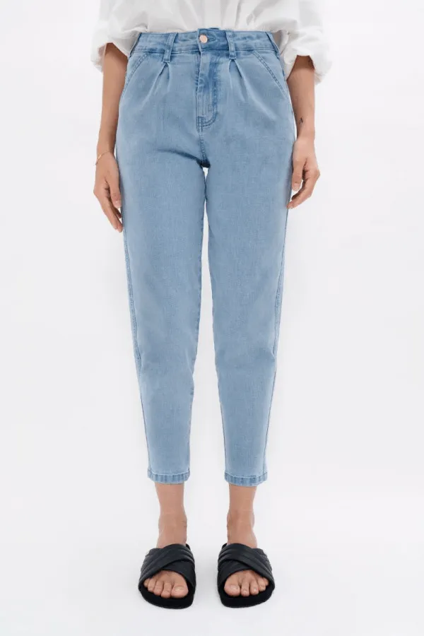 California LAX Barrel Jeans in Sky