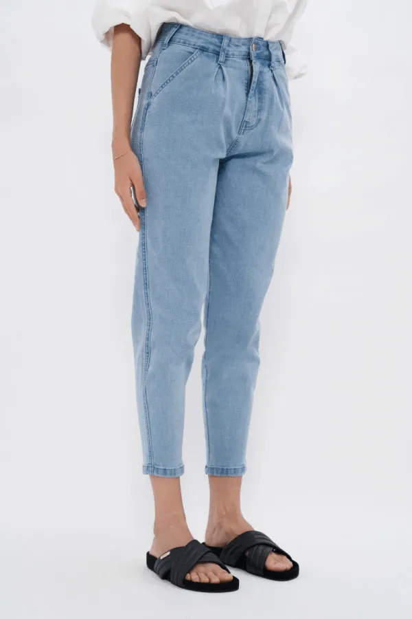 California LAX Barrel Jeans in Sky