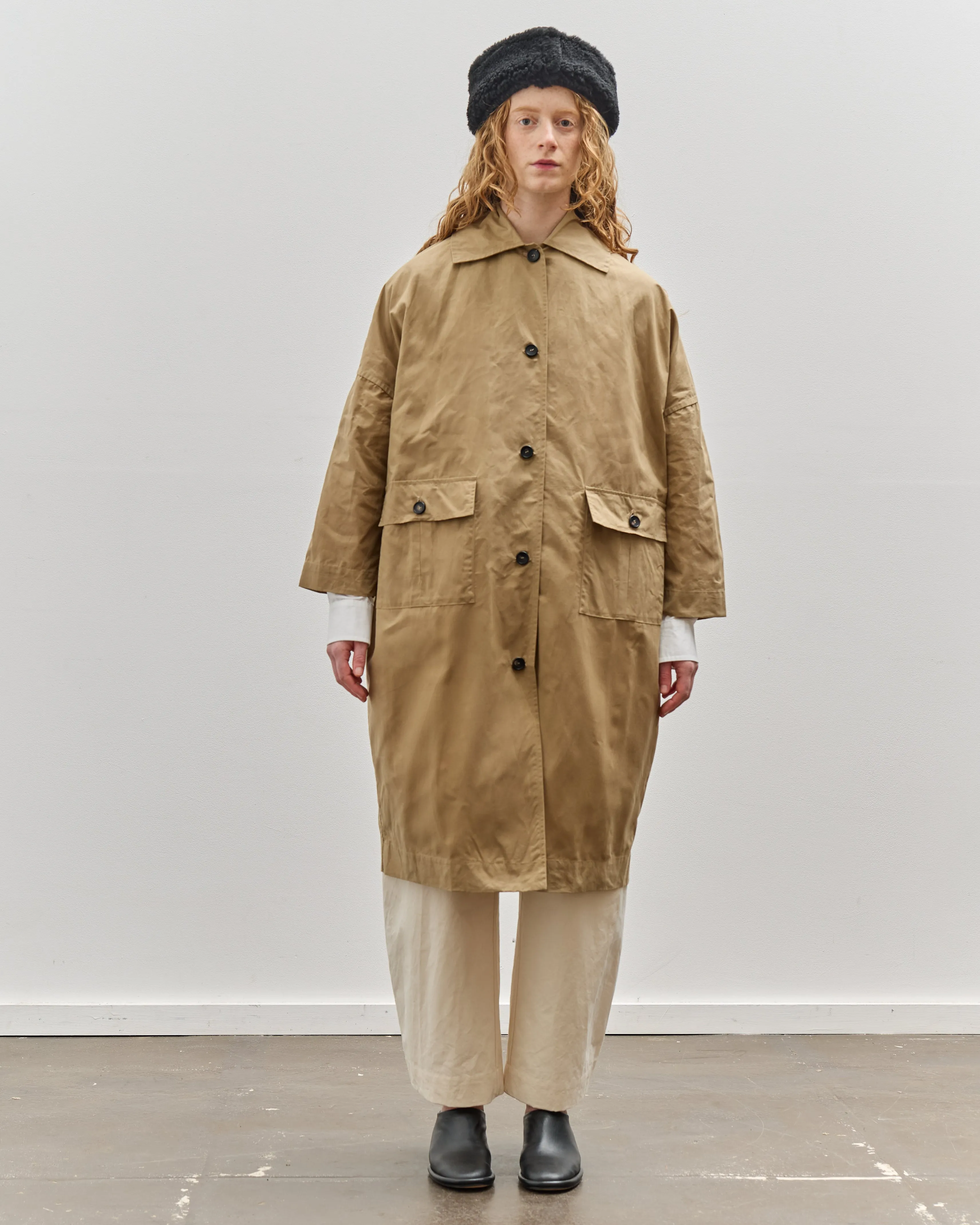 Cawley British Dry Oilskin Frankie Mac, Golden Khaki