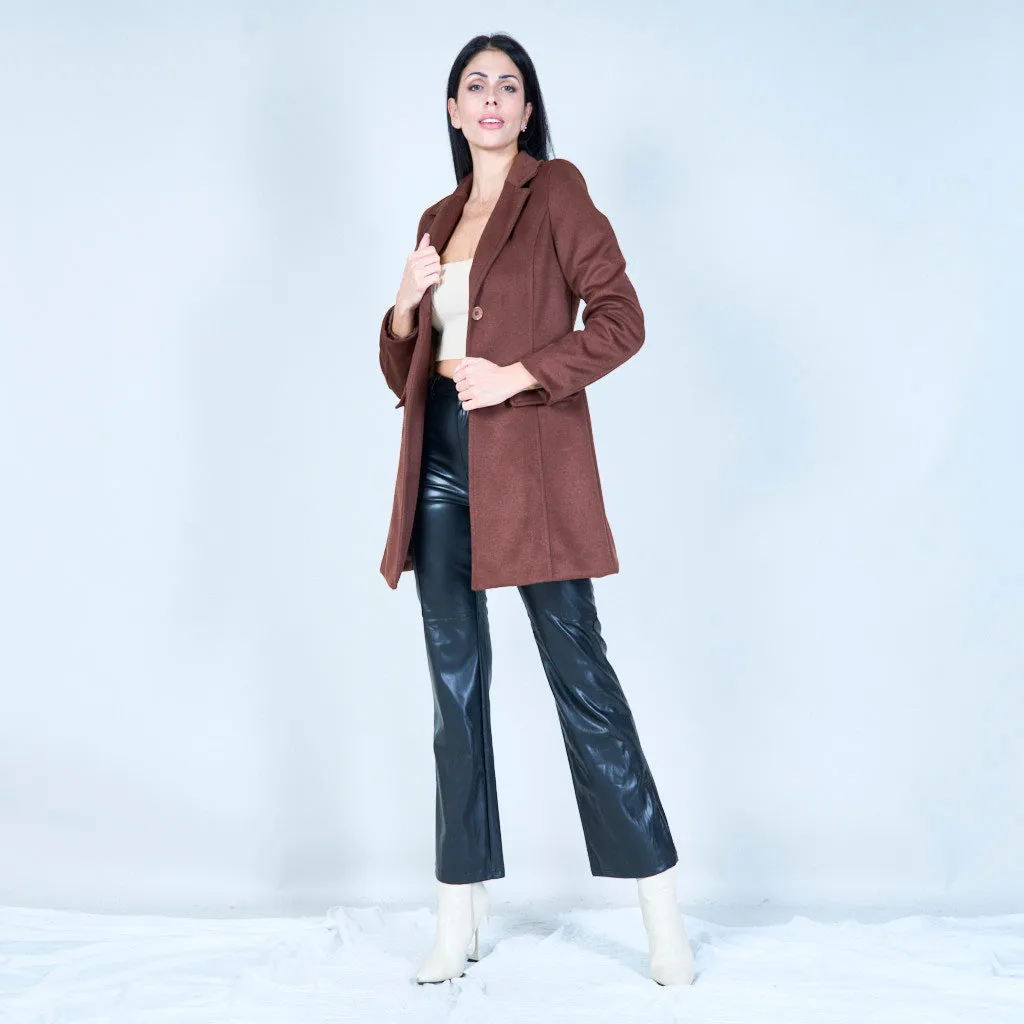 Classic tailored blazer coat wholesale