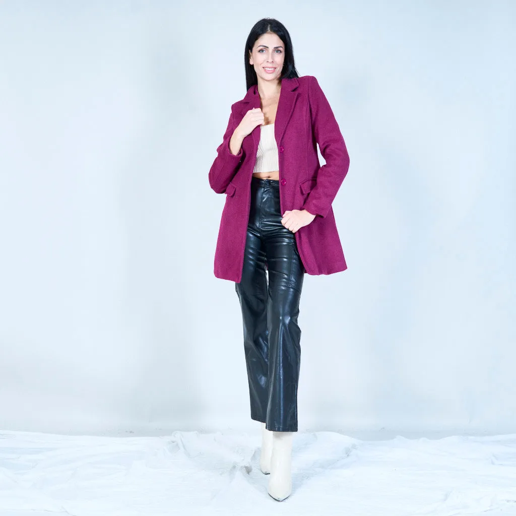 Classic tailored blazer coat wholesale