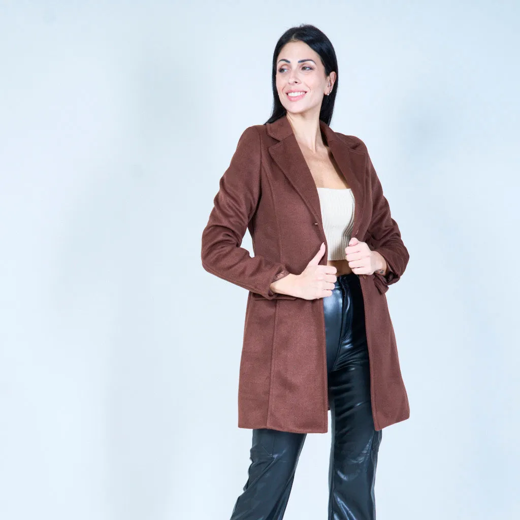 Classic tailored blazer coat wholesale