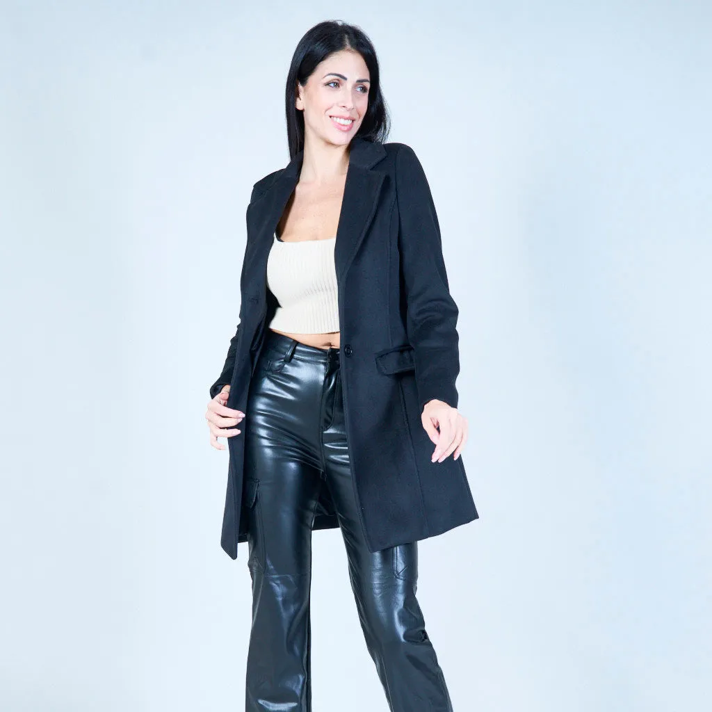 Classic tailored blazer coat wholesale
