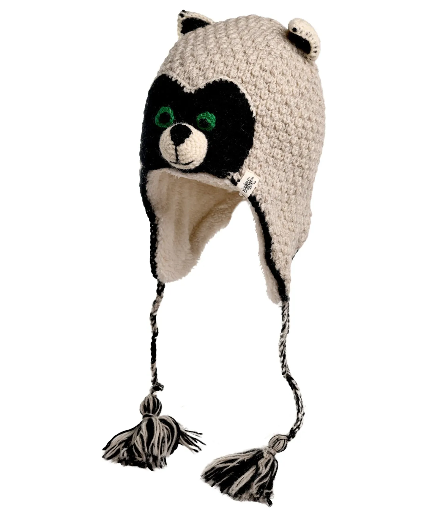 Crochet Rockey Racoon Hat