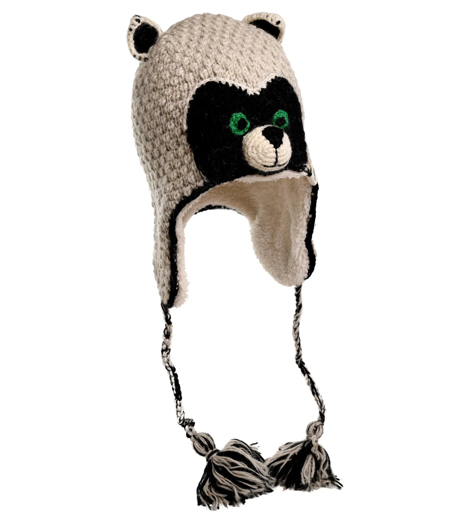 Crochet Rockey Racoon Hat