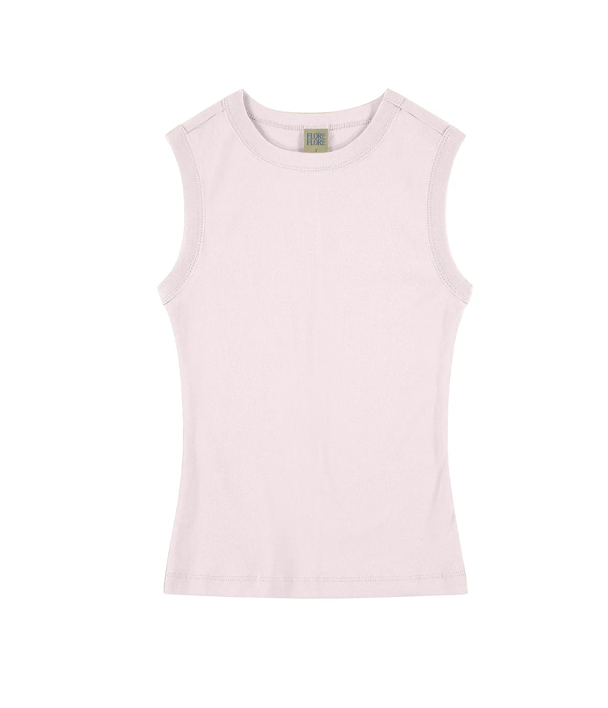 Esme High Neck Tank in Baby Pink
