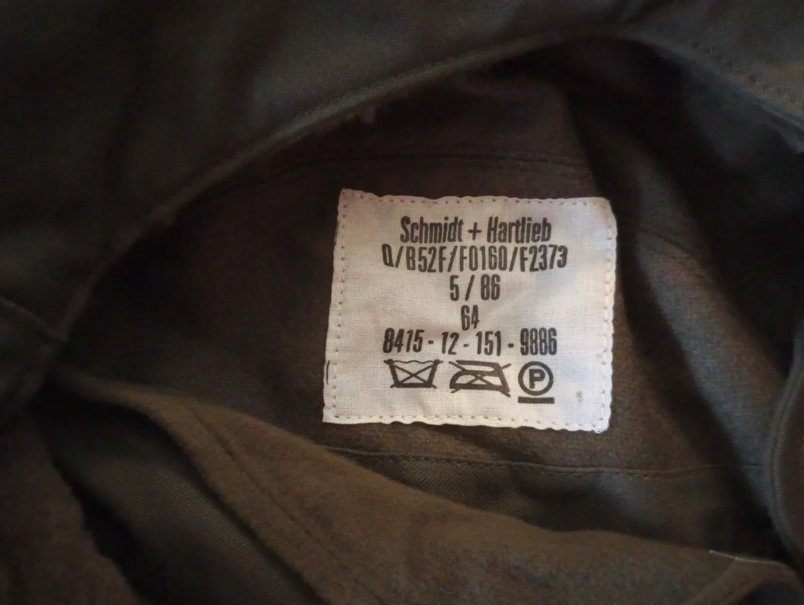 GERMAN MILITARY ARMY OD GREEN COLD WEATHER WINTER CAP/HAT EAR FLAPS SIZE 64 XXL