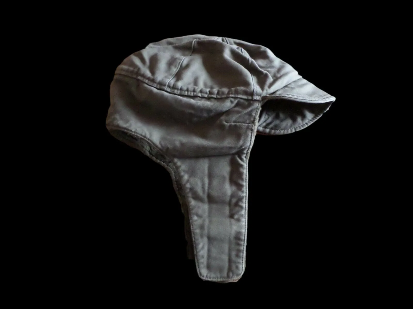 GERMAN MILITARY ARMY OD GREEN COLD WEATHER WINTER CAP/HAT EAR FLAPS SIZE SMALL