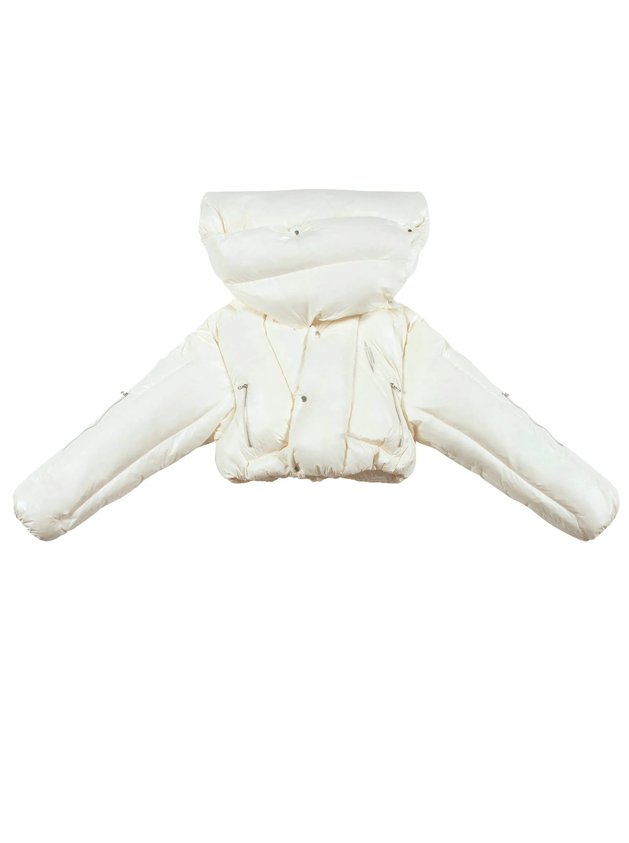 HYDRA SHORT PUFFER - CREAM