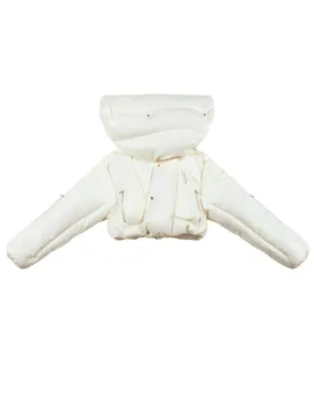HYDRA SHORT PUFFER - CREAM