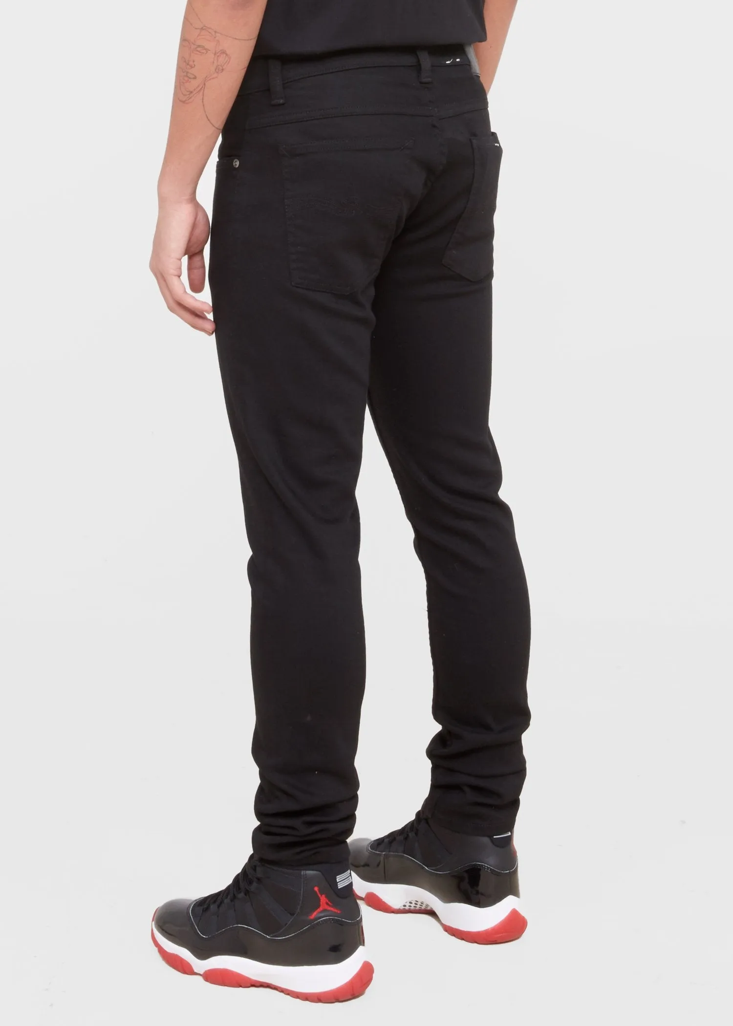 NUDIE JEANS CO.: TIGHT TERRY [BLACK]