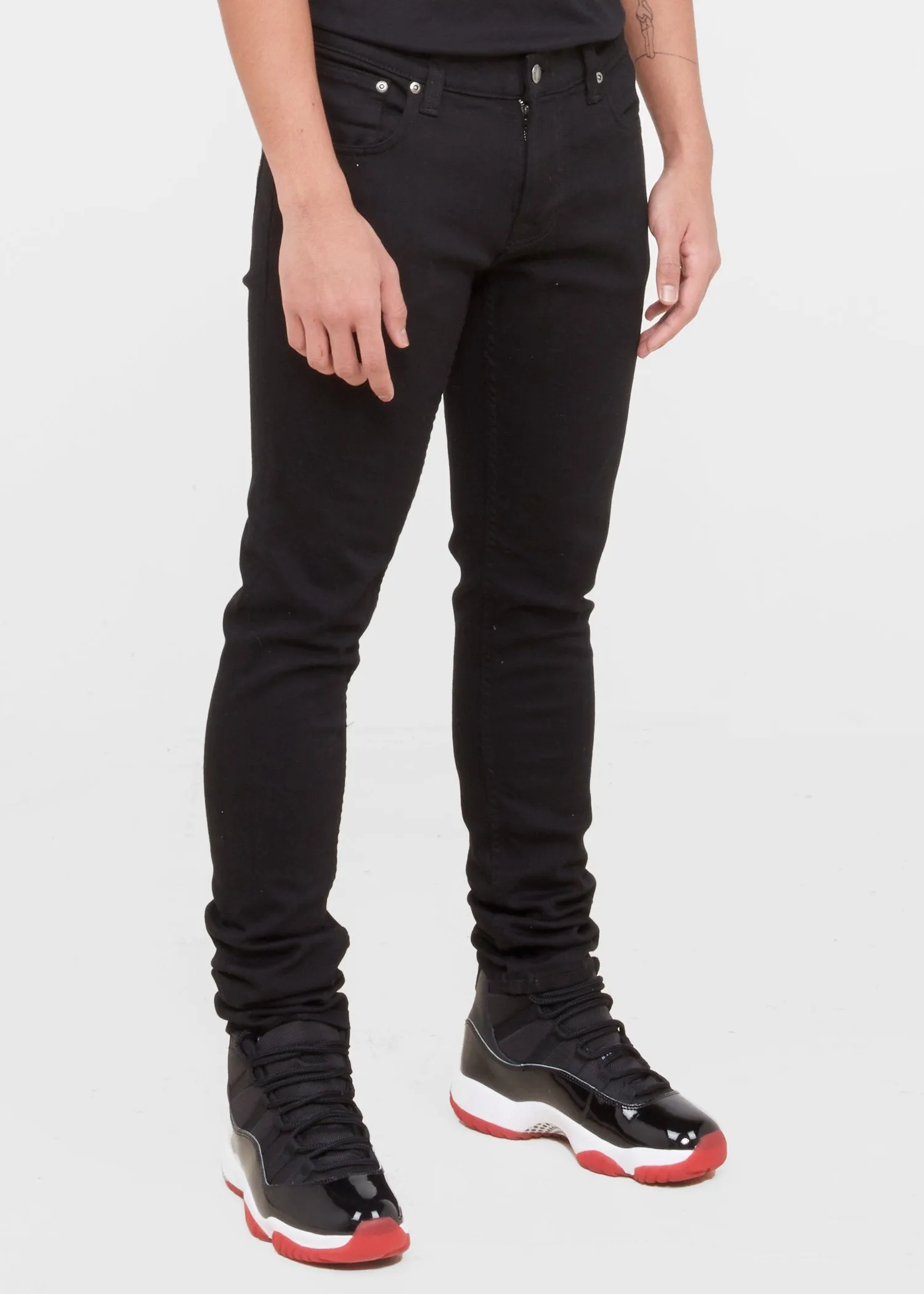 NUDIE JEANS CO.: TIGHT TERRY [BLACK]