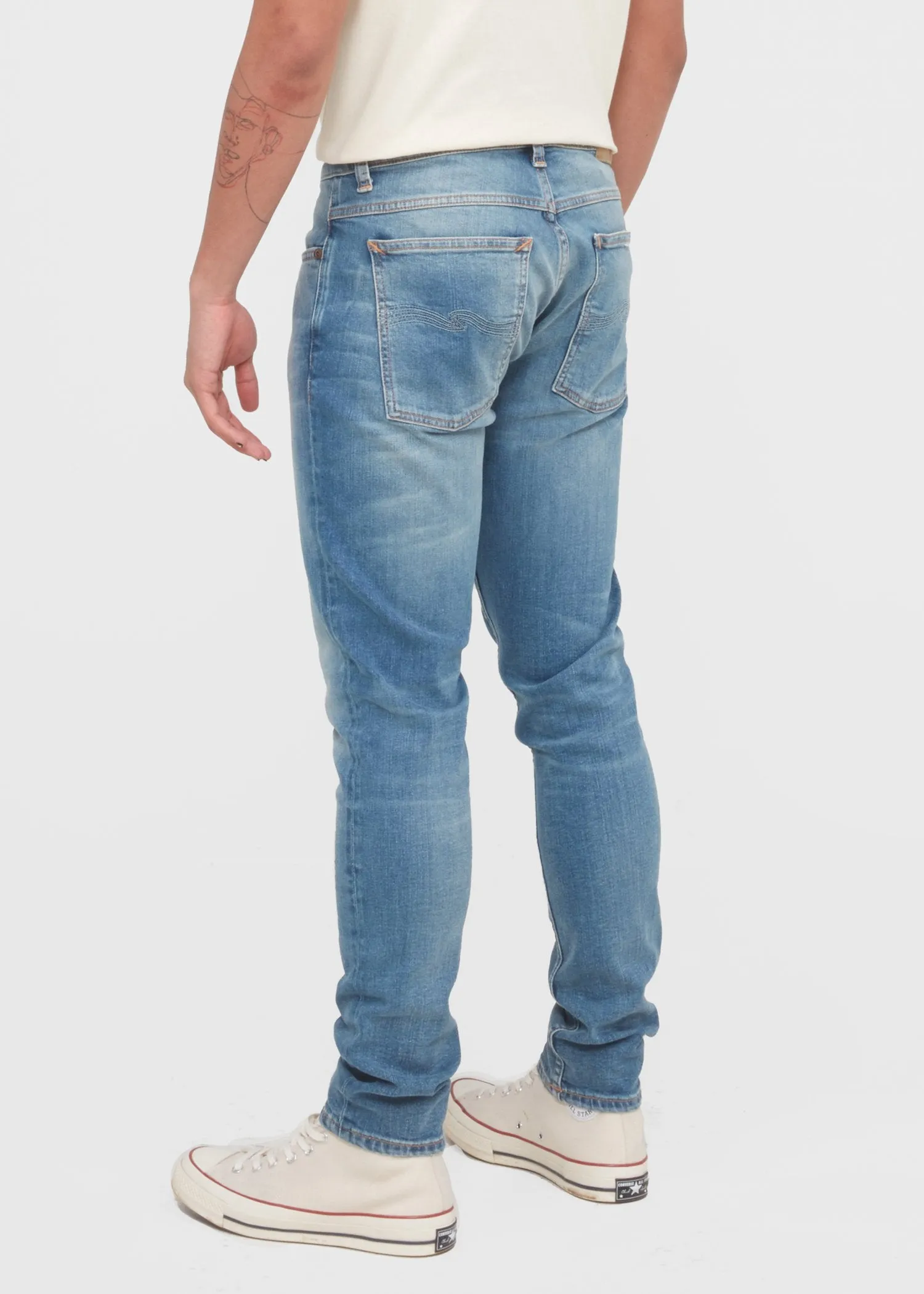 NUDIE JEANS CO.: TIGHT TERRY JEANS [INDIGO]
