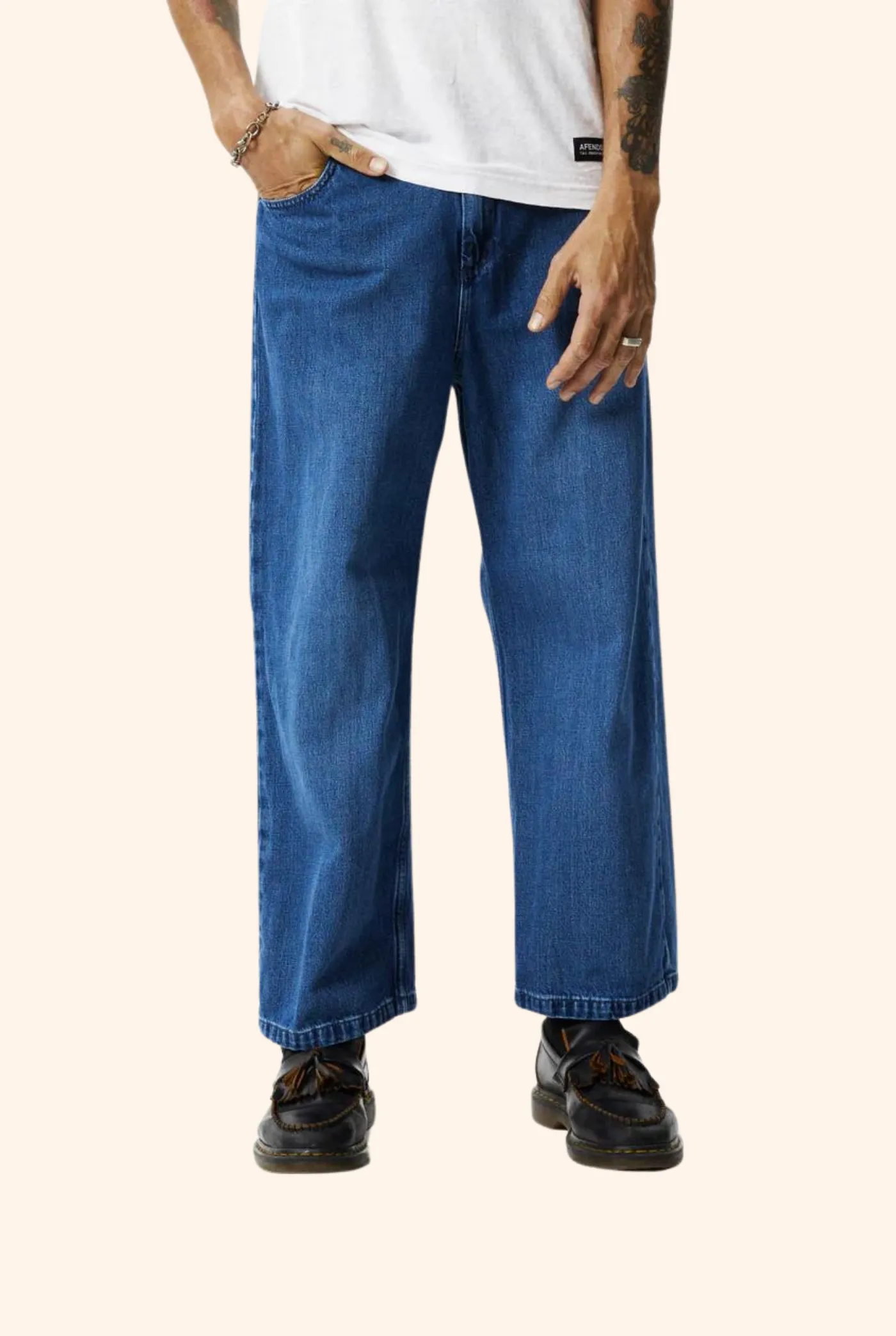 Pablo Denim Baggy Jeans Authentic Blue