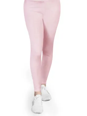 Regular Fit Warm Thermal Leggings | Pink Winterwear For Girls | Set of 1