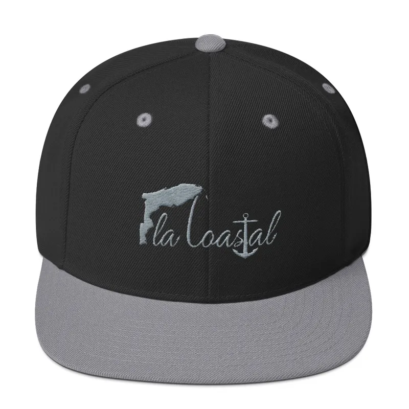 Stone Coastal Two-Tone Flat Bill