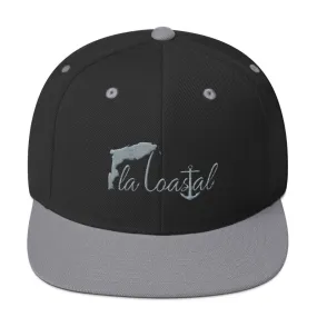 Stone Coastal Two-Tone Flat Bill