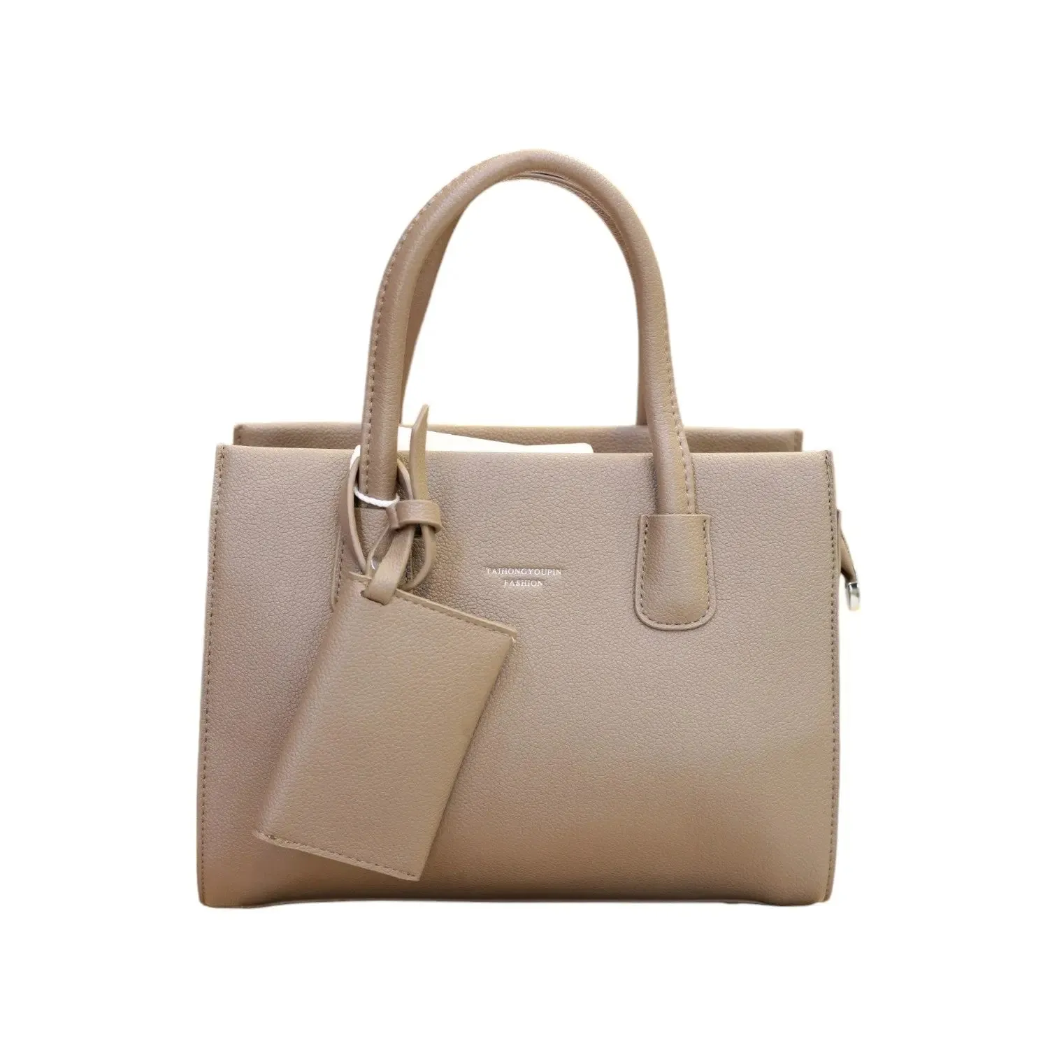 Structured Bag with Detachable Pouch