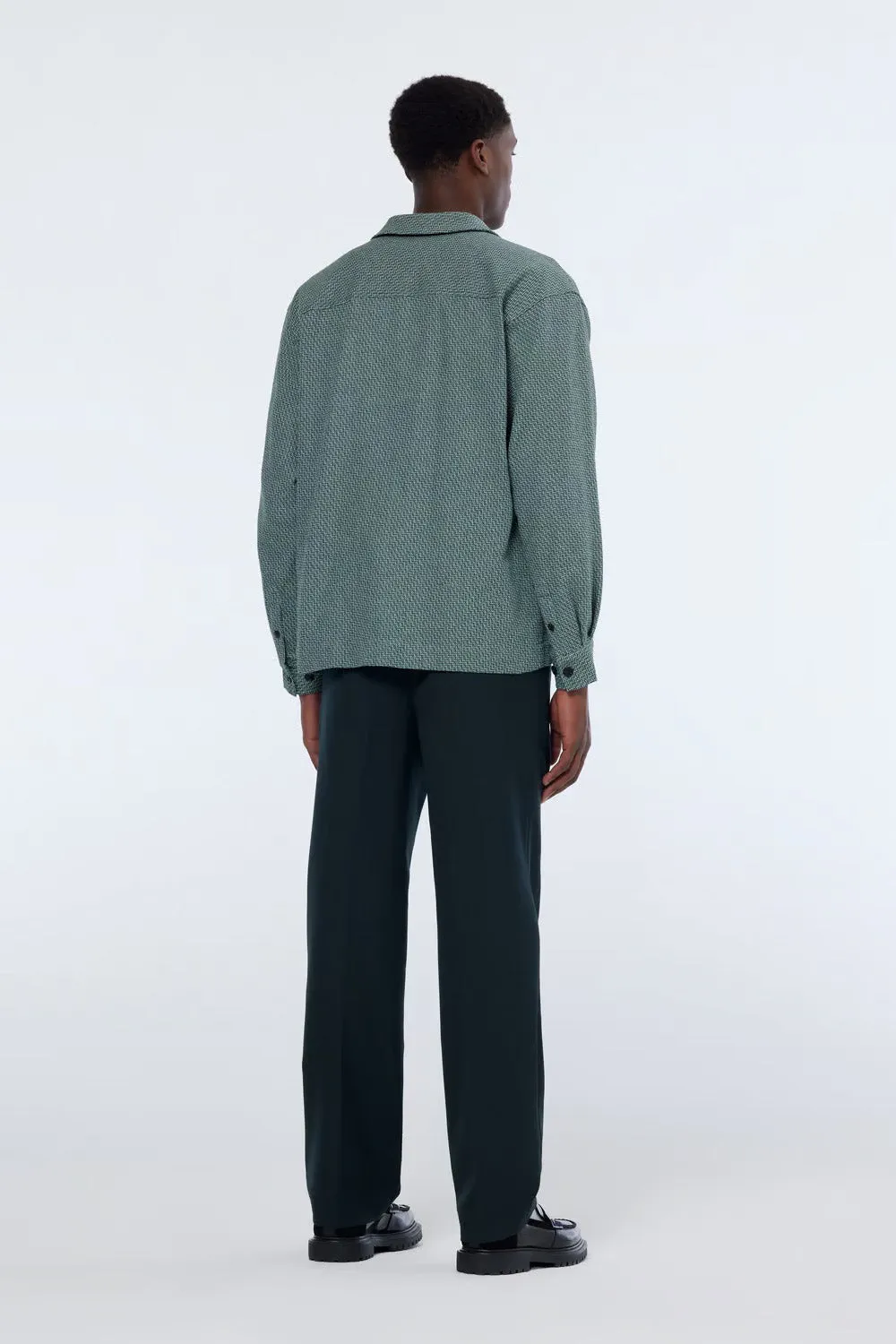 STRUCTURED OVERSHIRT Amsterdam Green