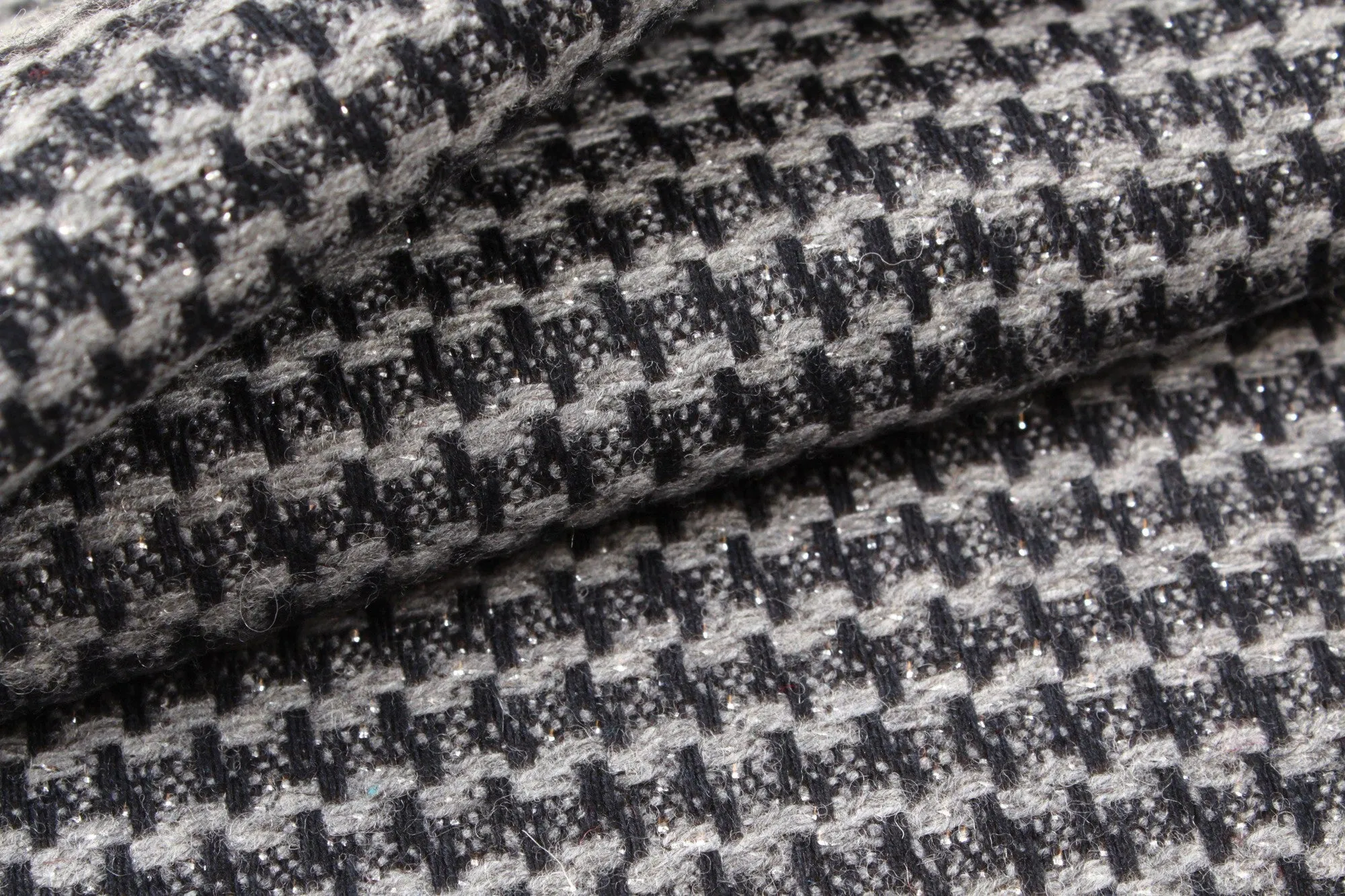 Structured recycled Wool Grey