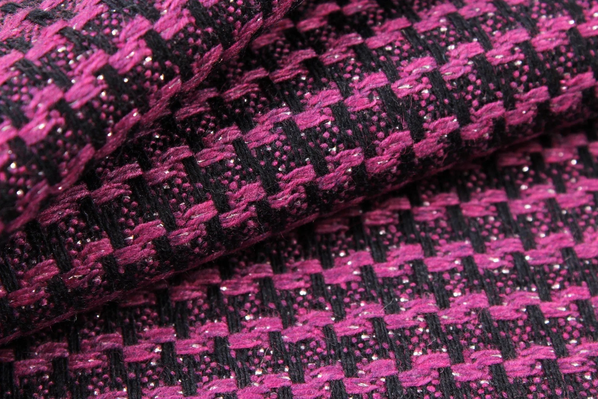 Structured Recycled Wool - Purple