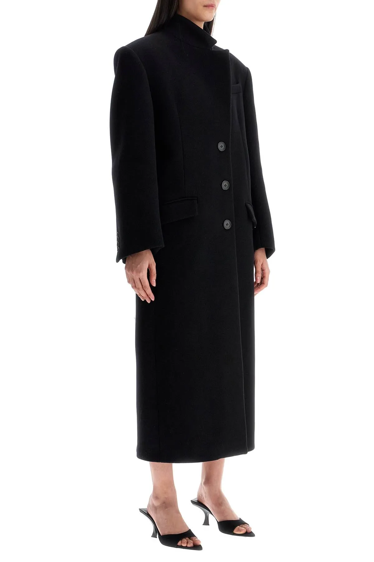 The Attico Long Woolen Cloth Coat