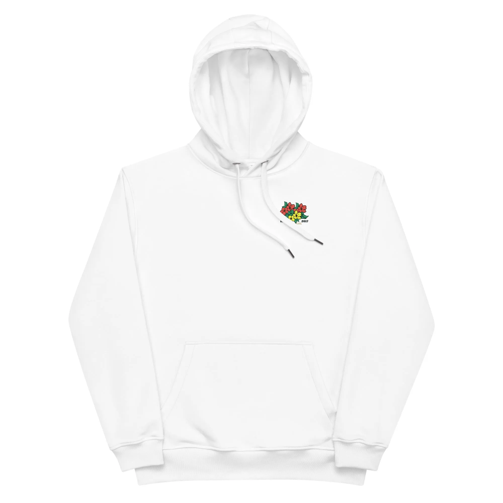 Tropical flowers hoodie
