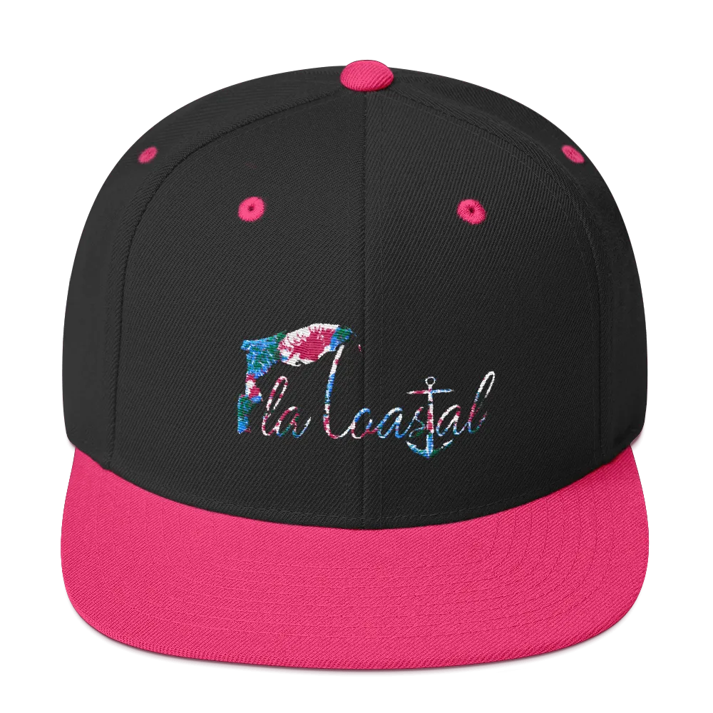 Tropical Vibes Flat Bill Snap Back