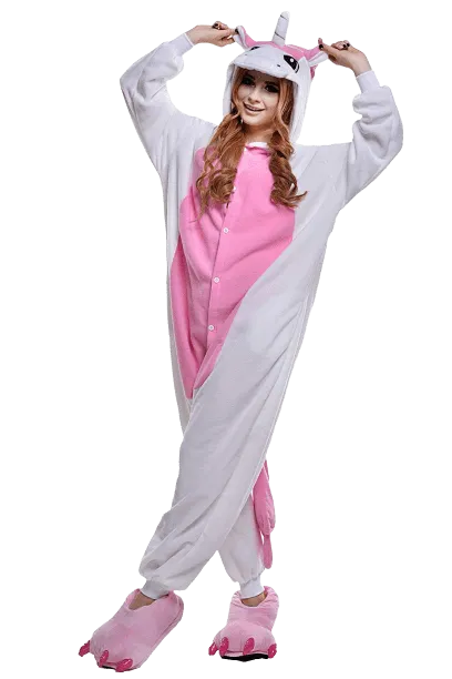 Unicorn Onesie White