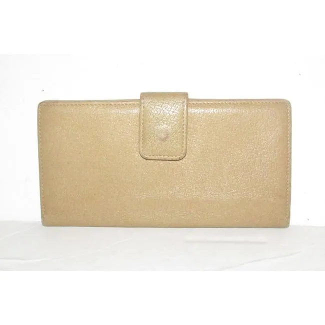 Vintage, Gucci, brown suede and leather, XL wallet with interior compartments, a bamboo and gold horse bit accent on the front