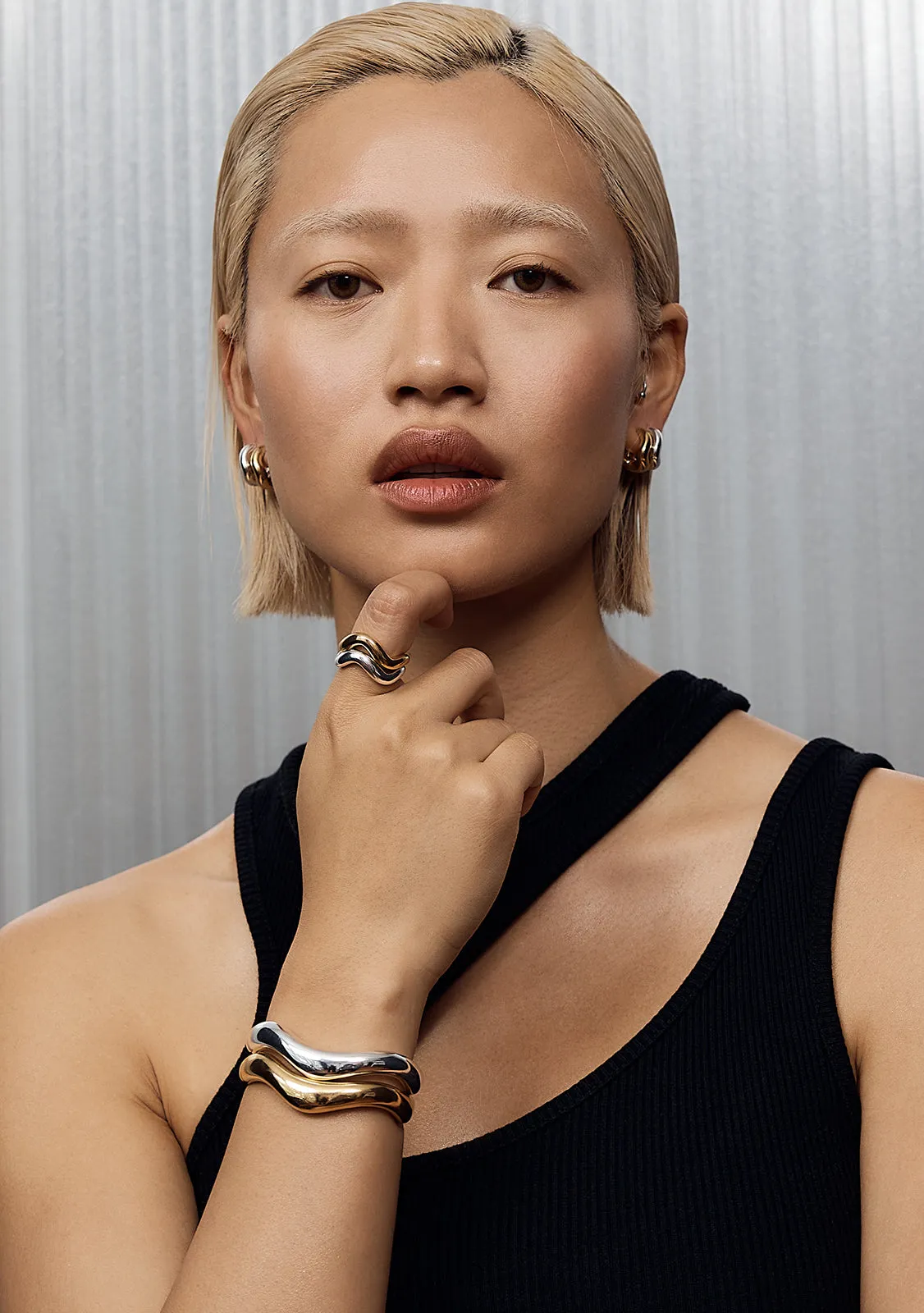 Wabi Sabi Cuff - Gold